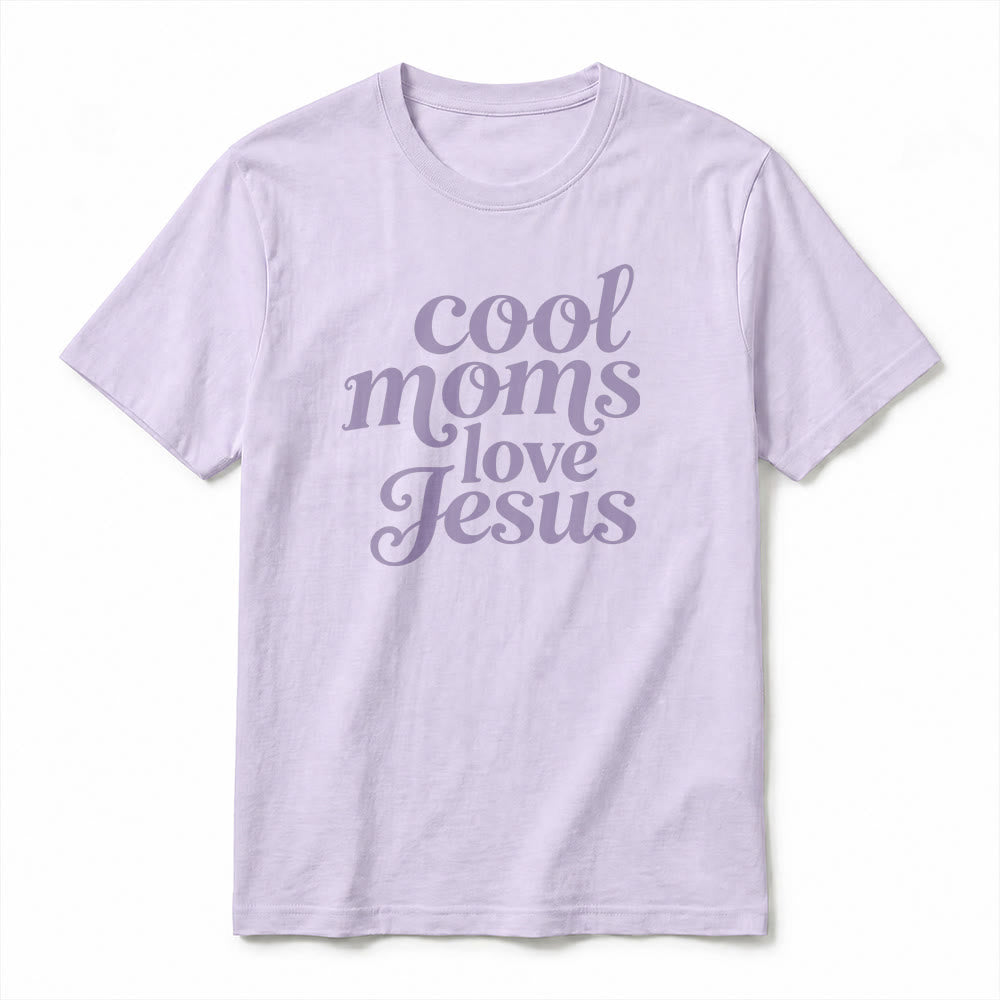 Christianartworkshop Premium-T-Shirt mit Kurzarm und Aufdruck „Coole Mütter lieben Jesus“ (Vorder- und Rückseite) - image 14
