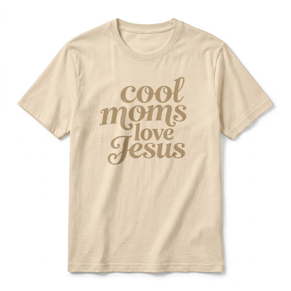 Christianartworkshop Premium-T-Shirt mit Kurzarm und Aufdruck „Coole Mütter lieben Jesus“ (Vorder- und Rückseite) - image 20