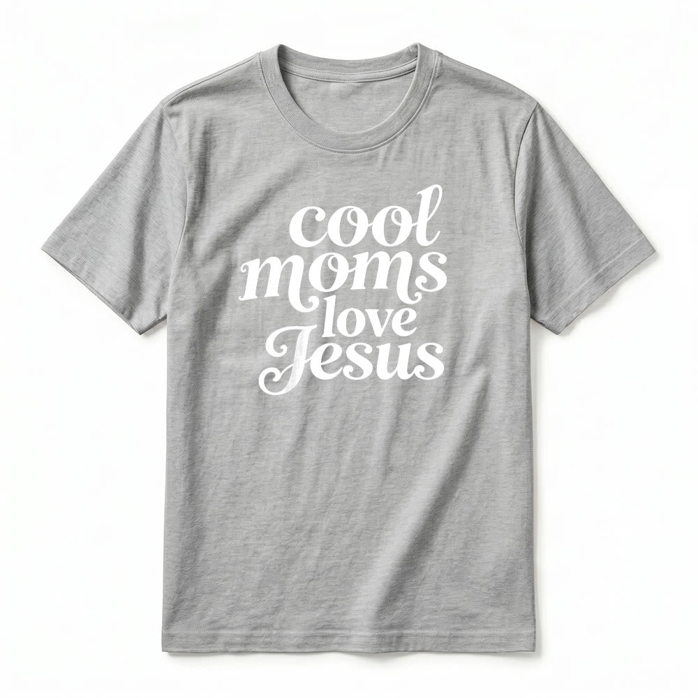 Christianartworkshop Premium-T-Shirt mit Kurzarm und Aufdruck „Coole Mütter lieben Jesus“ (Vorder- und Rückseite) - image 17