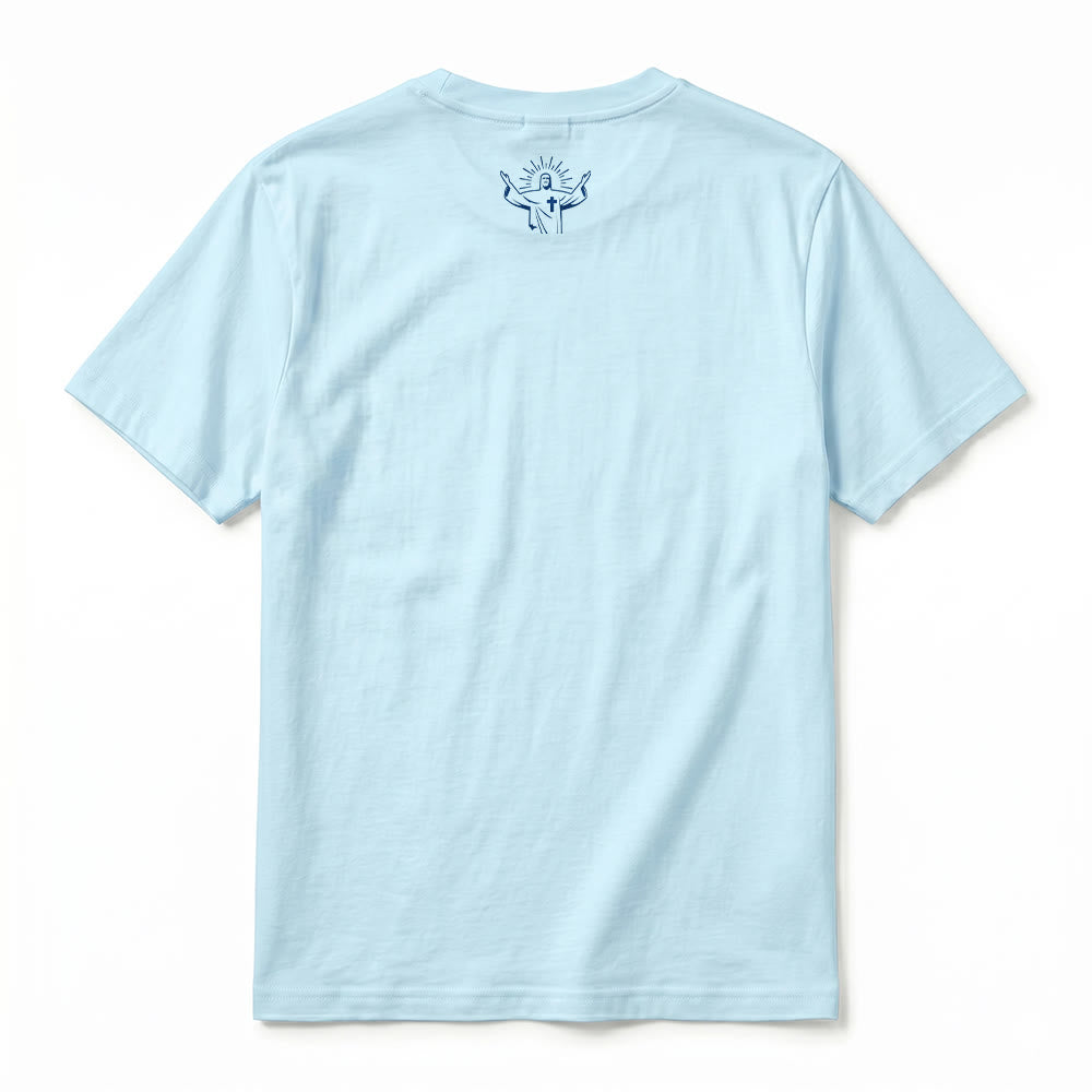 Christianartworkshop „Vergiss nicht, dass du in einem erhörten Gebet lebst“ Premium-Kurzarm-T-Shirt - image 18