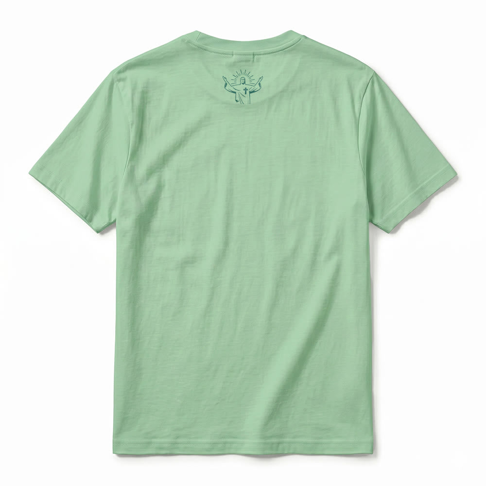 Christianartworkshop „Vergiss nicht, dass du in einem erhörten Gebet lebst“ Premium-Kurzarm-T-Shirt - image 21