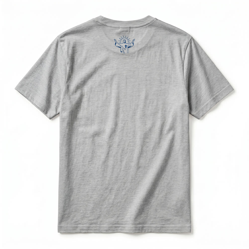 Christianartworkshop „Vergiss nicht, dass du in einem erhörten Gebet lebst“ Premium-Kurzarm-T-Shirt - image 6