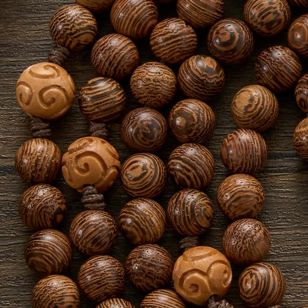 Christianartworkshop Traditioneller Rosenkranz aus Holz mit 15/20 Dekaden, verziert mit dem heiligen Benedikt und einem Kruzifix. - image 9