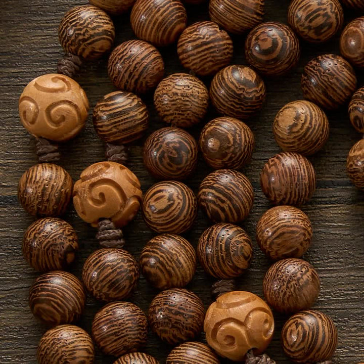 Christianartworkshop Traditioneller Rosenkranz aus Holz mit 15/20 Dekaden, verziert mit dem heiligen Benedikt und einem Kruzifix. - image 9