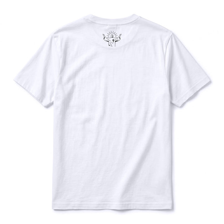 Christianartworkshop „Er ist auferstanden“ (Matthäus 28,6) – Jesus und das Lamm Premium Kurzarm-T-Shirt - image 15