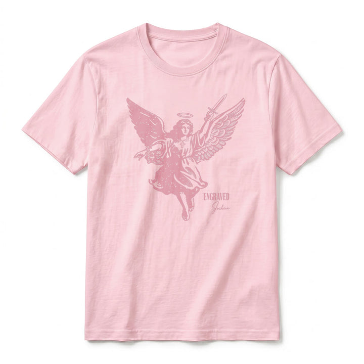 Christianartworkshop "Engraved Joshua" Warrior Angel Premium Kurzarm-T-Shirt - image 26