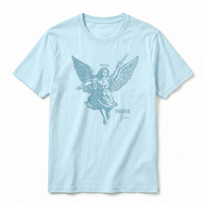 Christianartworkshop "Engraved Joshua" Warrior Angel Premium Kurzarm-T-Shirt - image 8