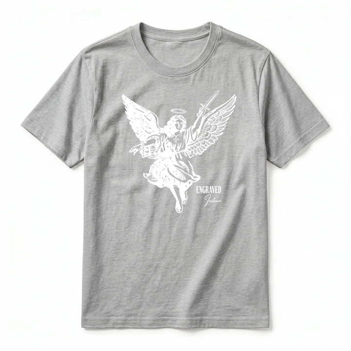 Christianartworkshop "Engraved Joshua" Warrior Angel Premium Kurzarm-T-Shirt - image 20