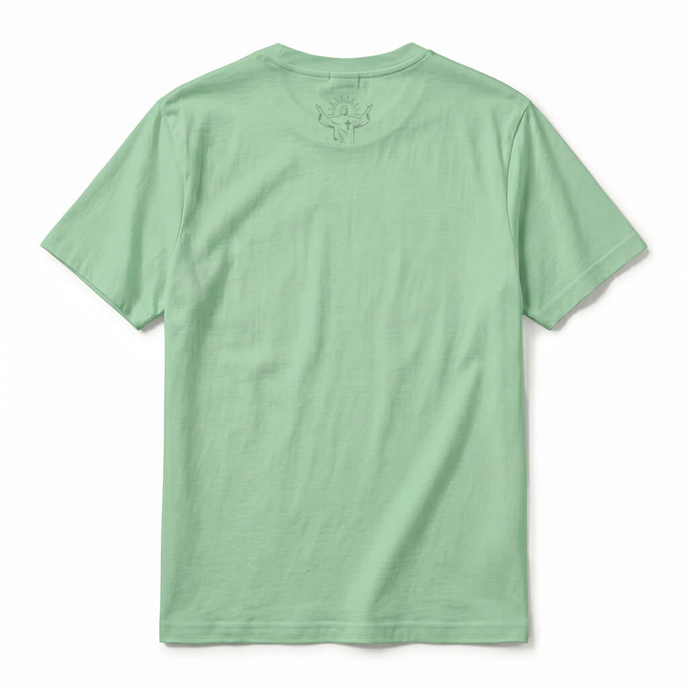 Christianartworkshop „Geht hin und macht alle Völker zu Jüngern (Matthäus 28,19)“ Premium Kurzarm-T-Shirt - image 24