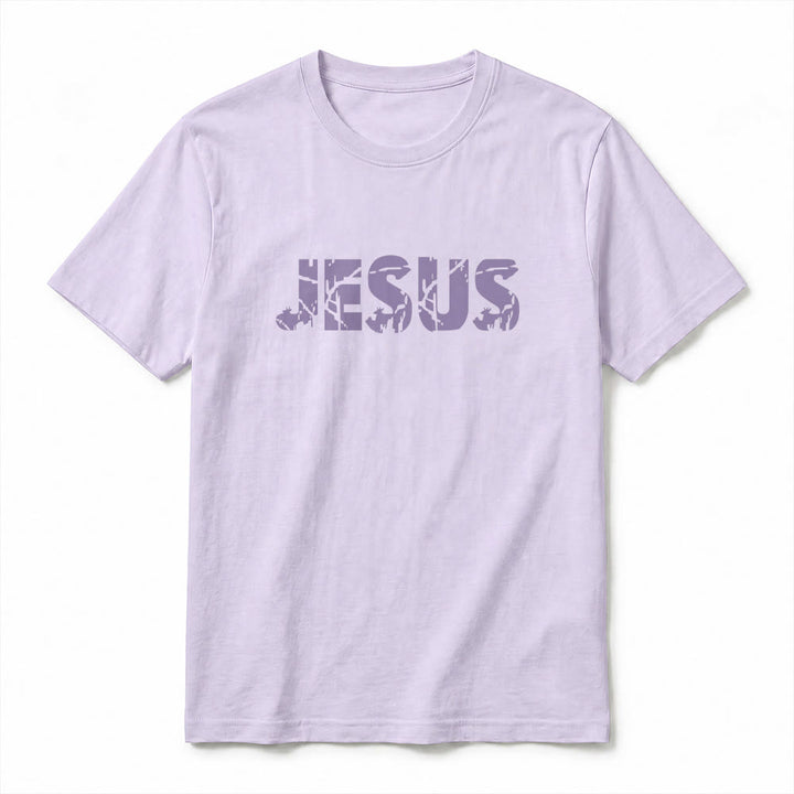 Christianartworkshop "JESUS" Mountain Cross Premium Kurzarm-T-Shirt - image 17