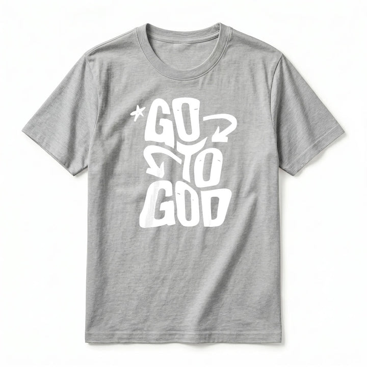 Christianartworkshop "Go To God" Sternenakzent Premium Kurzarm-T-Shirt - image 20