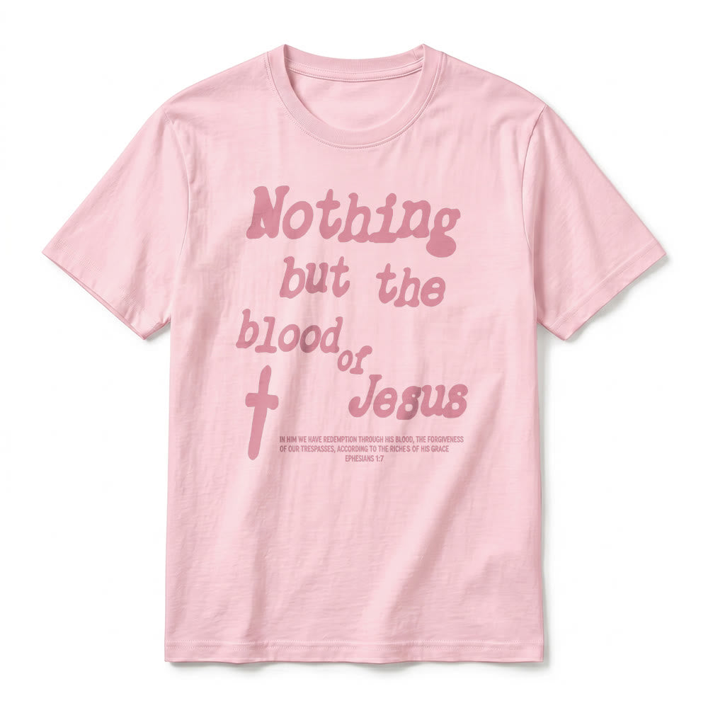 Christianartworkshop Premium-Kurzarm-T-Shirt „Nichts als das Blut Jesu“ - image 26