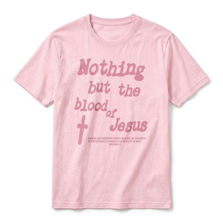 Christianartworkshop Premium-Kurzarm-T-Shirt „Nichts als das Blut Jesu“ - image 26