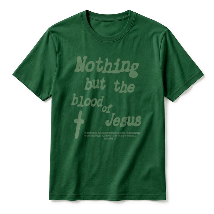 Christianartworkshop Premium-Kurzarm-T-Shirt „Nichts als das Blut Jesu“ - image 11