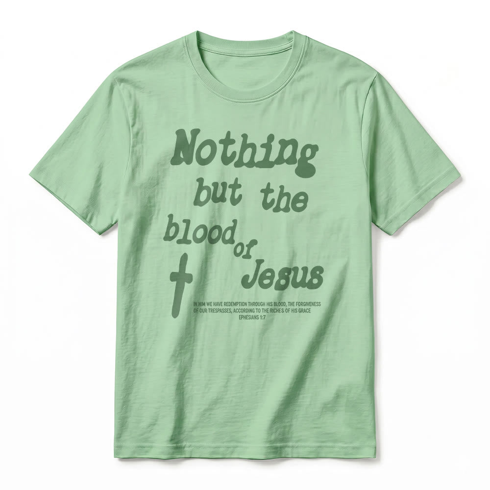 Christianartworkshop Premium-Kurzarm-T-Shirt „Nichts als das Blut Jesu“ - image 23