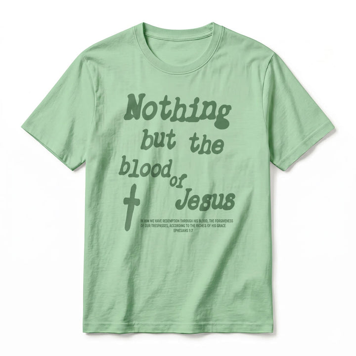 Christianartworkshop Premium-Kurzarm-T-Shirt „Nichts als das Blut Jesu“ - image 23