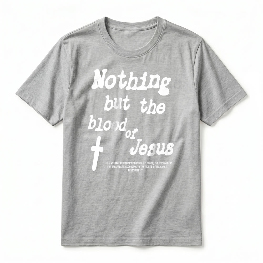 Christianartworkshop Premium-Kurzarm-T-Shirt „Nichts als das Blut Jesu“ - image 20