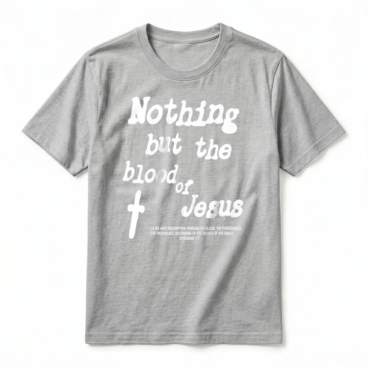 Christianartworkshop Premium-Kurzarm-T-Shirt „Nichts als das Blut Jesu“ - image 20