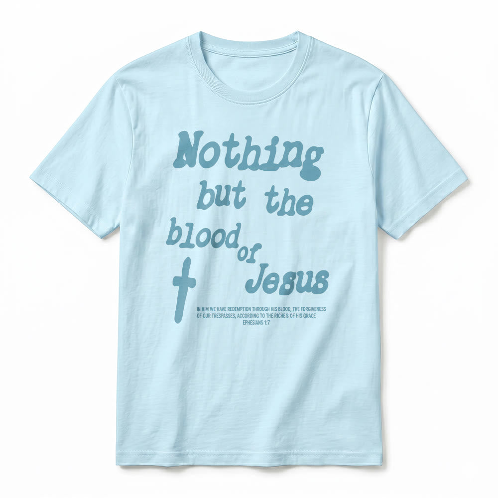 Christianartworkshop Premium-Kurzarm-T-Shirt „Nichts als das Blut Jesu“ - image 14