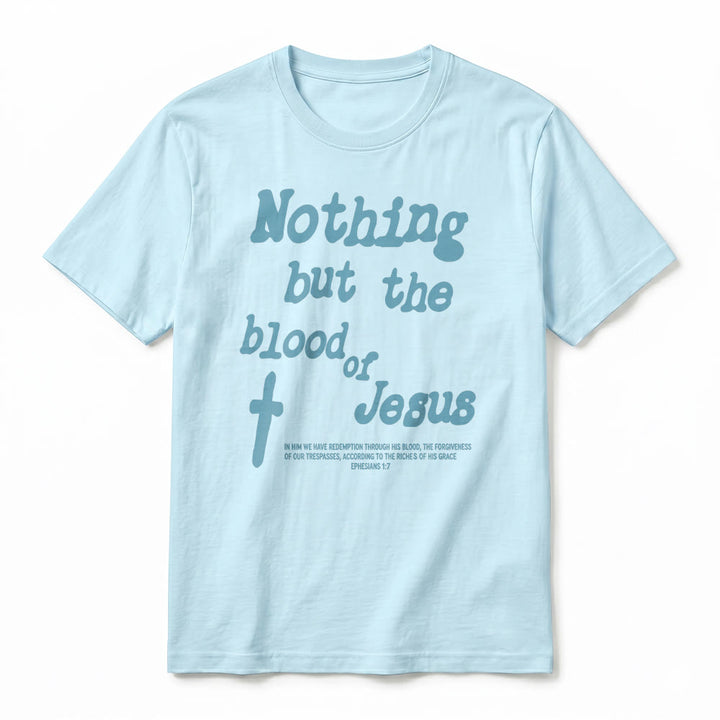 Christianartworkshop Premium-Kurzarm-T-Shirt „Nichts als das Blut Jesu“ - image 14