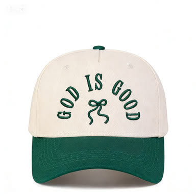Christianartworkshop Unisex-Baseballkappe mit gebogenem Schirm und besticktem Schriftzug „God Is Good“ - image 11