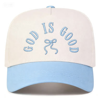 Christianartworkshop Unisex-Baseballkappe mit gebogenem Schirm und besticktem Schriftzug „God Is Good“ - image 7
