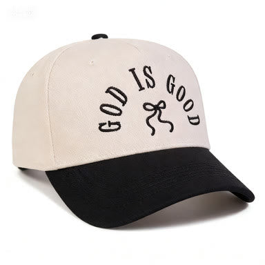 Christianartworkshop Unisex-Baseballkappe mit gebogenem Schirm und besticktem Schriftzug „God Is Good“ - image 5