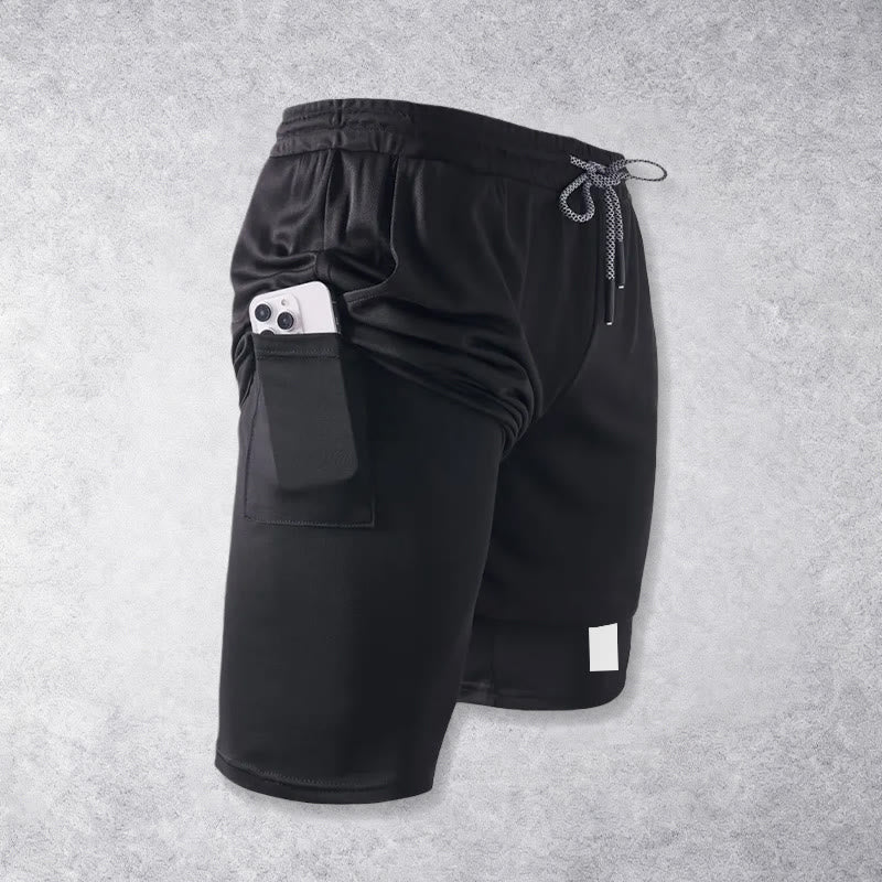 Christianartworkshop Zweilagige, mehrlagige Sportshorts mit zwei verschiedenen Kreuzsymbolen – Andachtsshorts - image 13