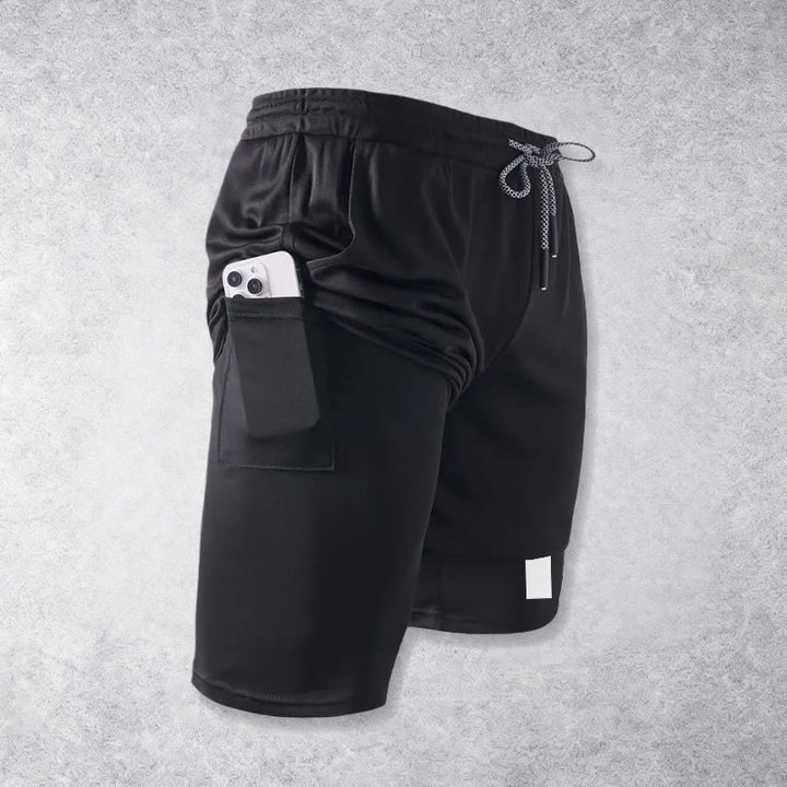 Christianartworkshop Zweilagige, mehrlagige Sportshorts mit zwei verschiedenen Kreuzsymbolen – Andachtsshorts - image 13