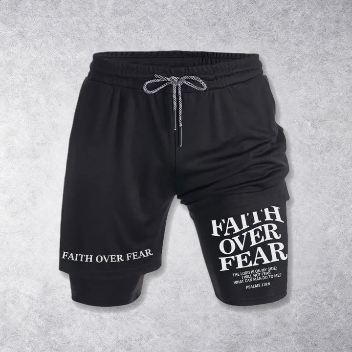 Christianartworkshop „Glaube statt Angst“ – Passende Shorts mit zweifarbigem Print und Psalm 118,6 - image 10