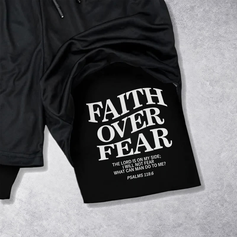 Christianartworkshop „Glaube statt Angst“ – Passende Shorts mit zweifarbigem Print und Psalm 118,6 - image 12