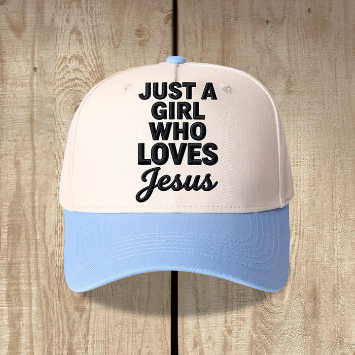 Christianartworkshop Baseballkappe mit verstellbarem Aufdruck in verschiedenen Schriftarten und vertikaler Stapelung – perfekt für Mädchen, die vertikale Stapelung lieben - Blau - image 6