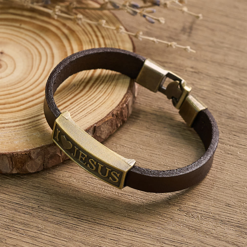 Christianartworkshop Klassisches Herz-Armband mit Jesus-Buchstaben: Personalisiertes Symbol beständiger göttlicher Zärtlichkeit - image 6