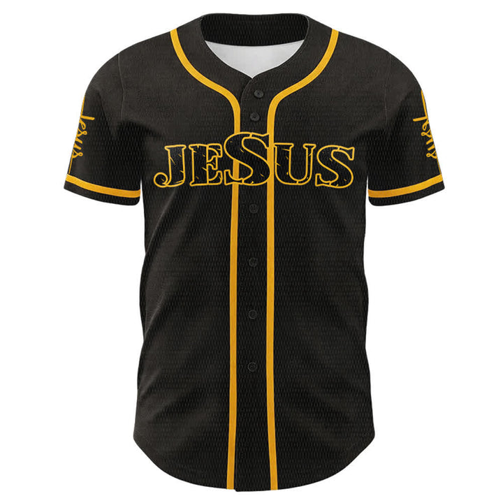 Christianartworkshop Jesus Kreuz Nagel und Dornenkrone Baseballtrikot - image 2