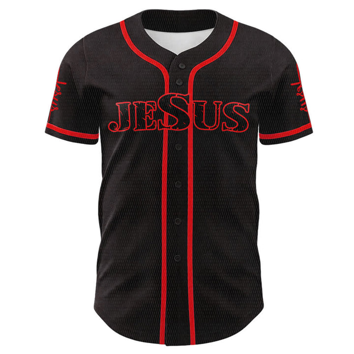 Christianartworkshop Jesus Kreuz Nagel und Dornenkrone Baseballtrikot - image 8
