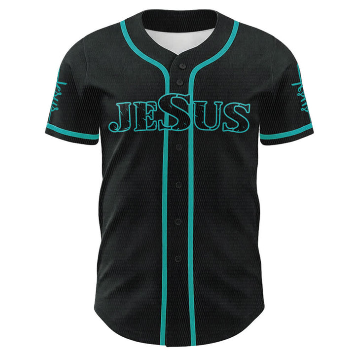 Christianartworkshop Jesus Kreuz Nagel und Dornenkrone Baseballtrikot - image 14