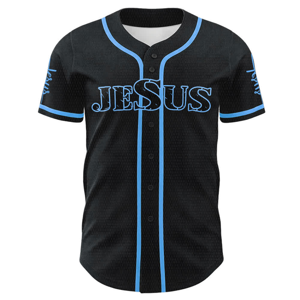 Christianartworkshop Jesus Kreuz Nagel und Dornenkrone Baseballtrikot - image 17