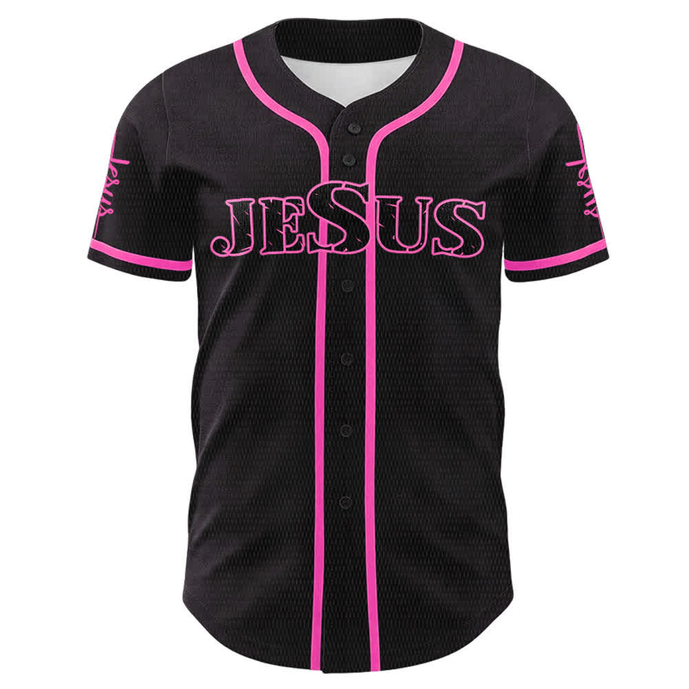 Christianartworkshop Jesus Kreuz Nagel und Dornenkrone Baseballtrikot - image 20