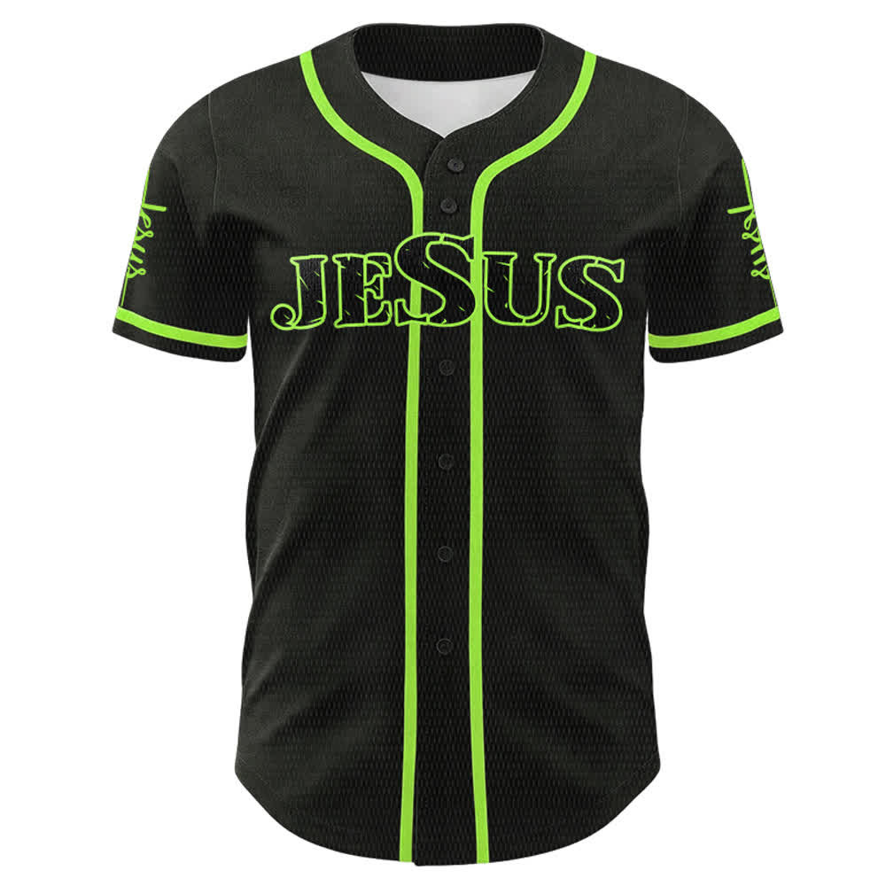 Christianartworkshop Jesus Kreuz Nagel und Dornenkrone Baseballtrikot - image 23