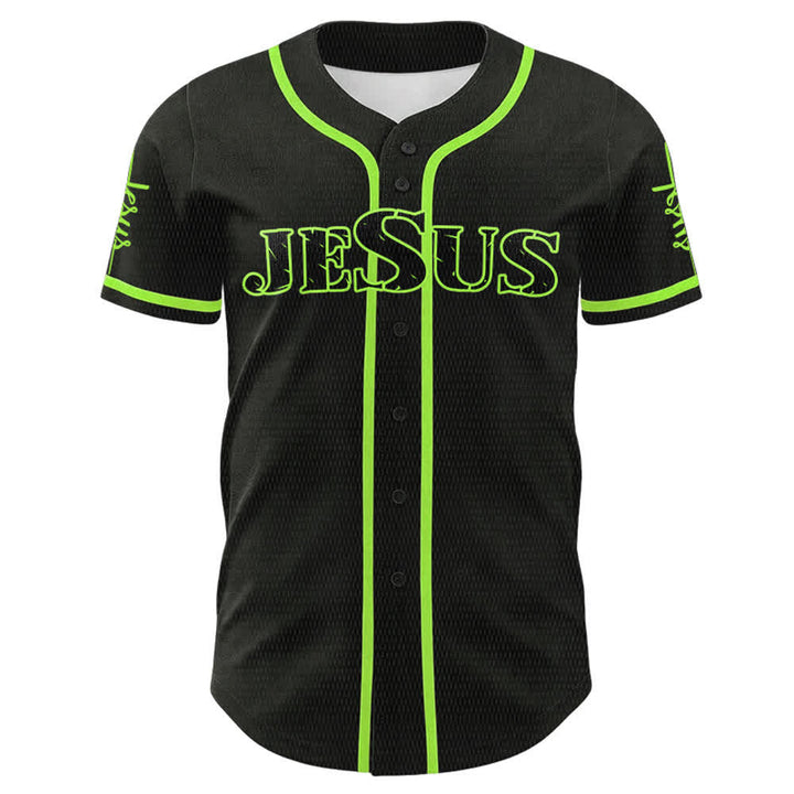 Christianartworkshop Jesus Kreuz Nagel und Dornenkrone Baseballtrikot - image 23