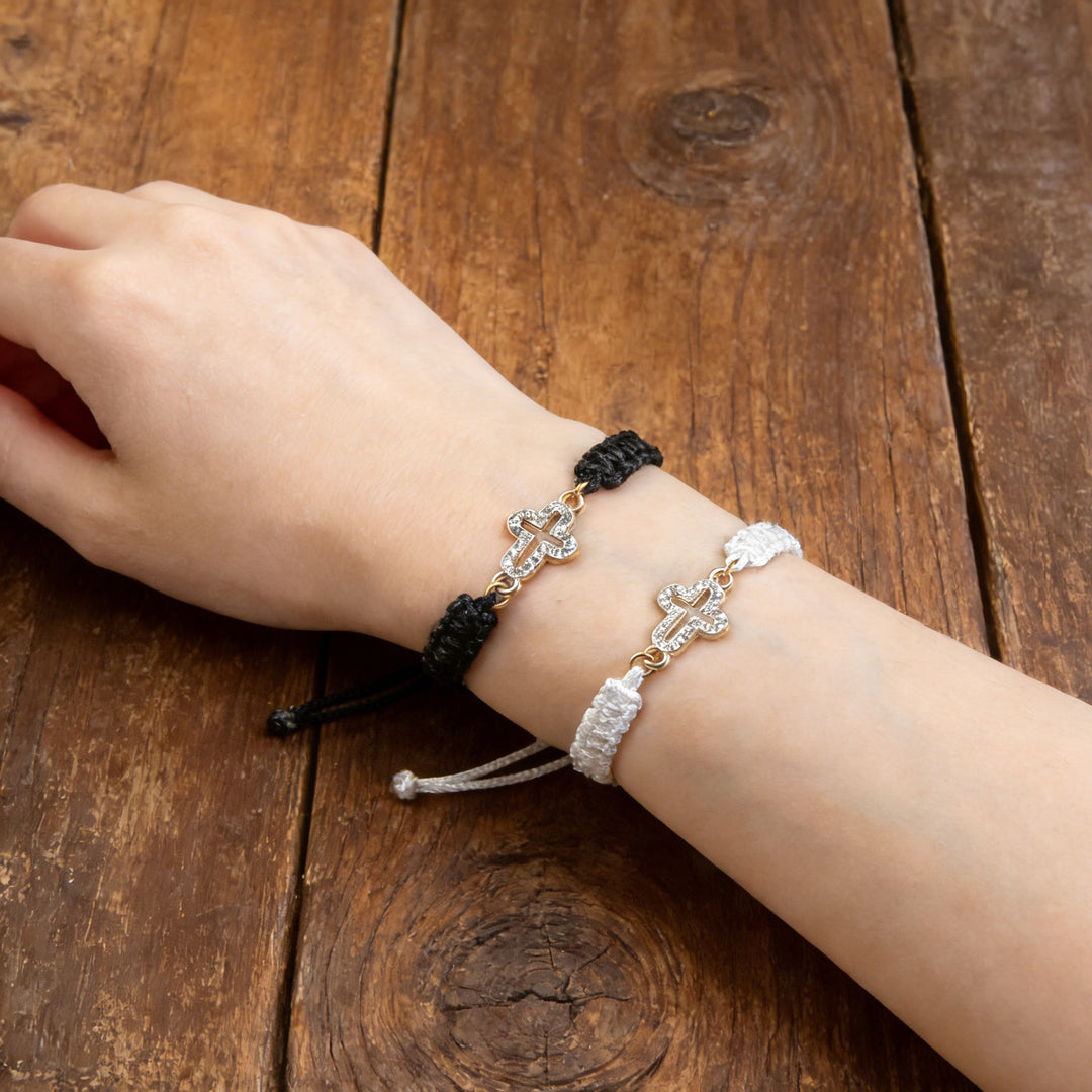 Christianartworkshop Heiliges Kreuz, gewebtes Armband: Personalisiertes Symbol beständiger göttlicher Zärtlichkeit - image 3
