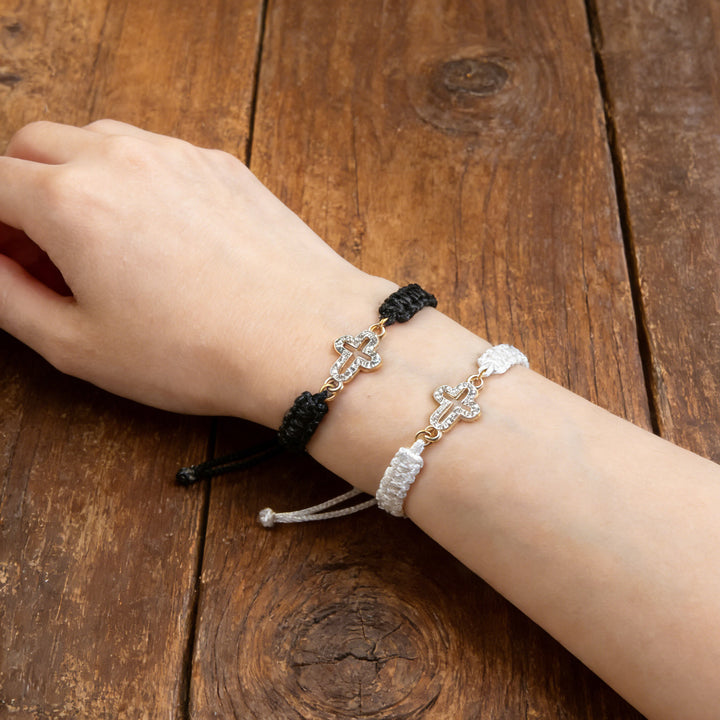 Christianartworkshop Heiliges Kreuz, gewebtes Armband: Personalisiertes Symbol beständiger göttlicher Zärtlichkeit - image 3