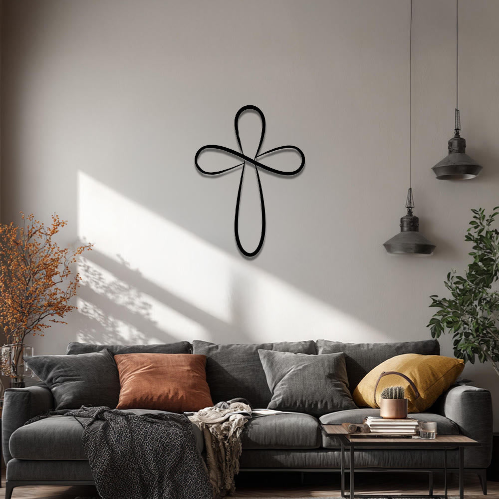 Christianartworkshop Minimalistische Wanddekoration aus Metall: Zeitloses Symbol der heiligen, erlösenden Gnade - image 3
