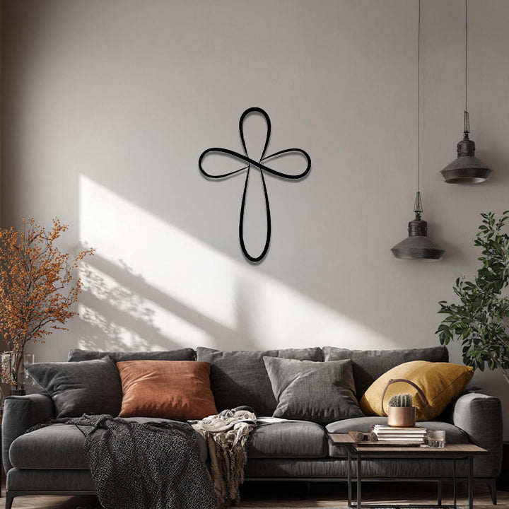 Christianartworkshop Minimalistische Wanddekoration aus Metall: Zeitloses Symbol der heiligen, erlösenden Gnade - image 3