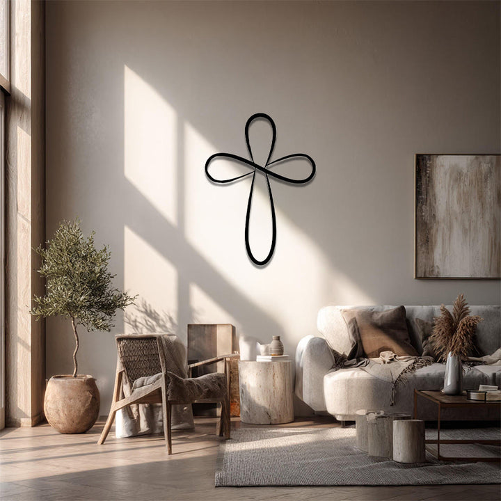 Christianartworkshop Minimalistische Wanddekoration aus Metall: Zeitloses Symbol der heiligen, erlösenden Gnade - image 4