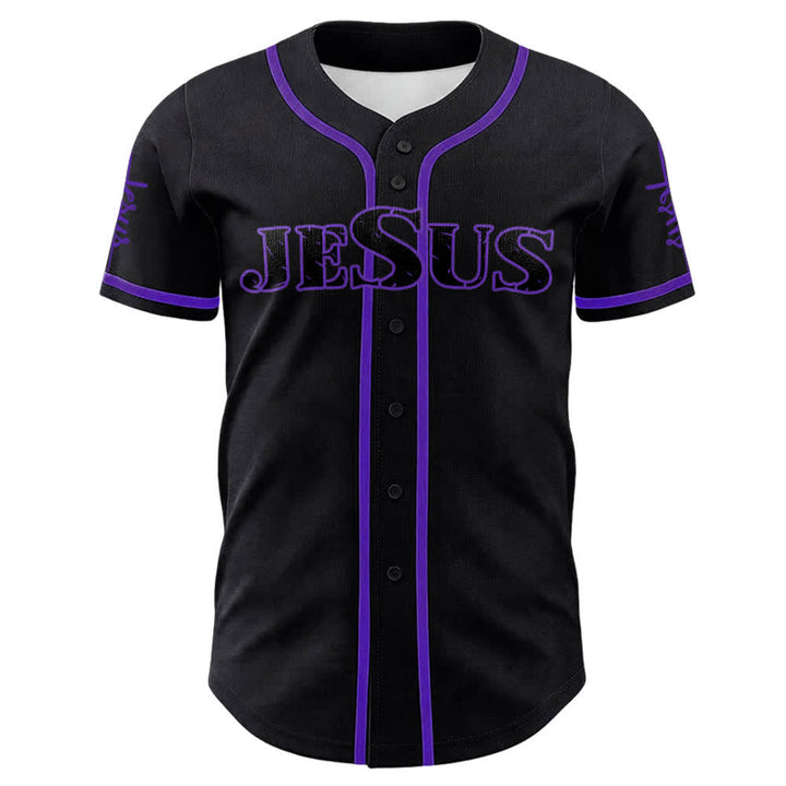 Christianartworkshop Jesus Kreuz Nagel und Dornenkrone Baseballtrikot - image 26
