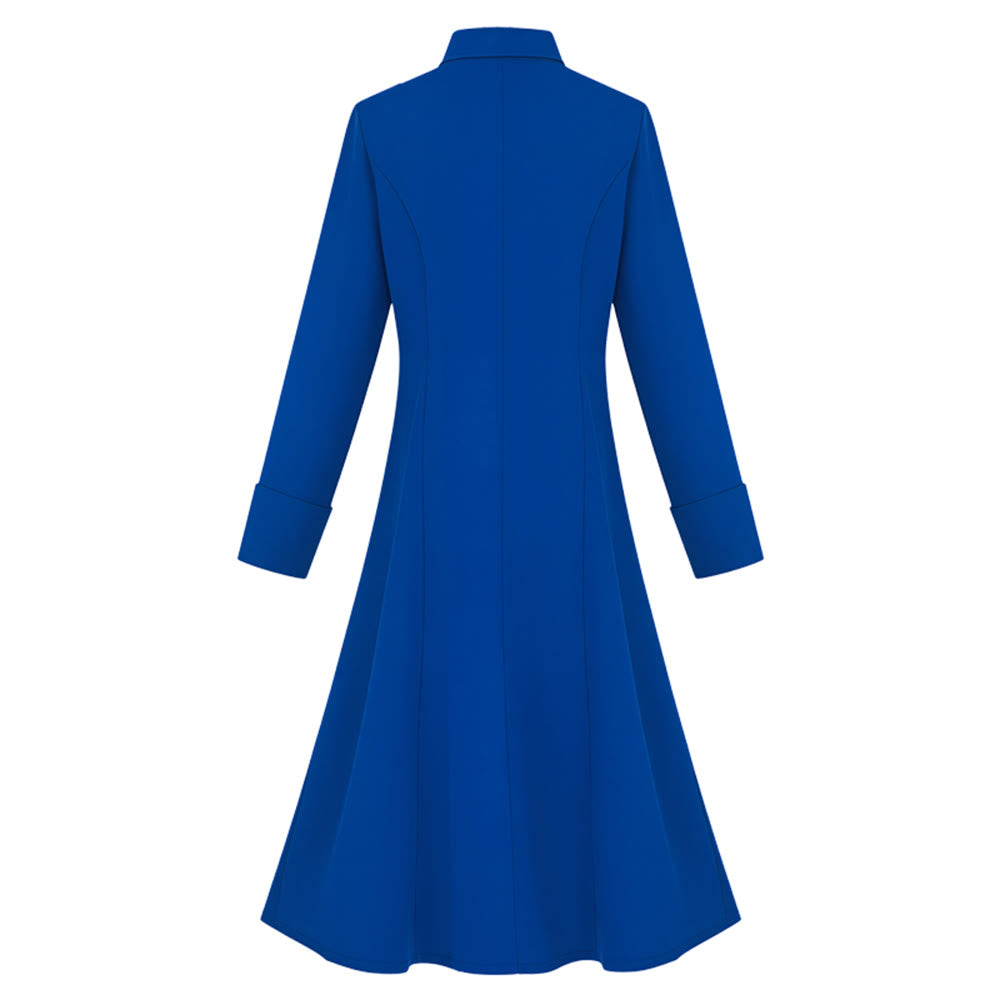 Christianartworkshop Damen-Pastorenrobe mit Kragen, Kreuzmotiv und femininer Silhouette - image 11