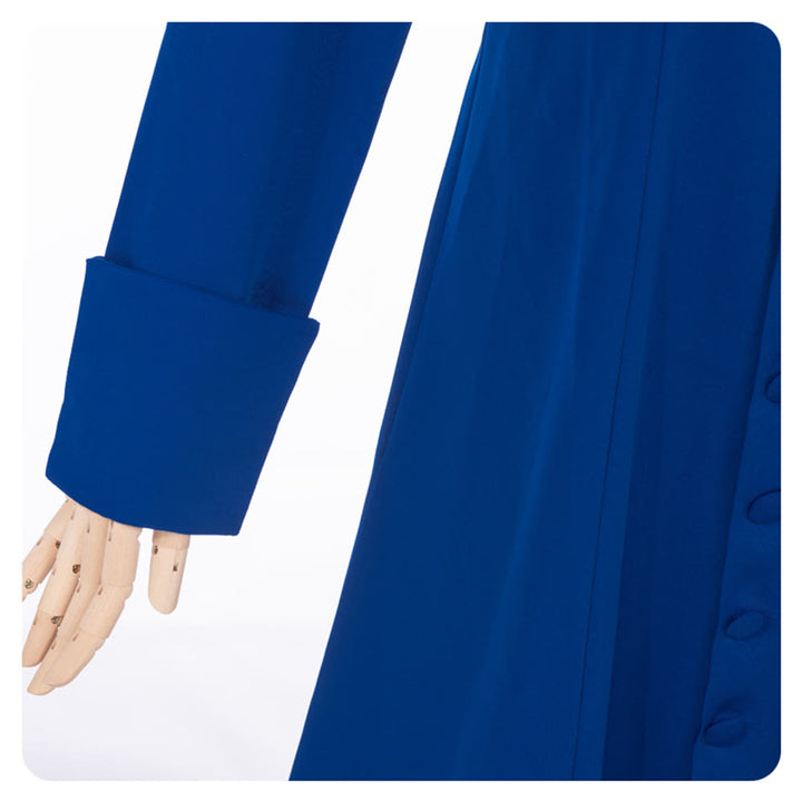 Christianartworkshop Damen-Pastorenrobe mit Kragen, Kreuzmotiv und femininer Silhouette - image 17