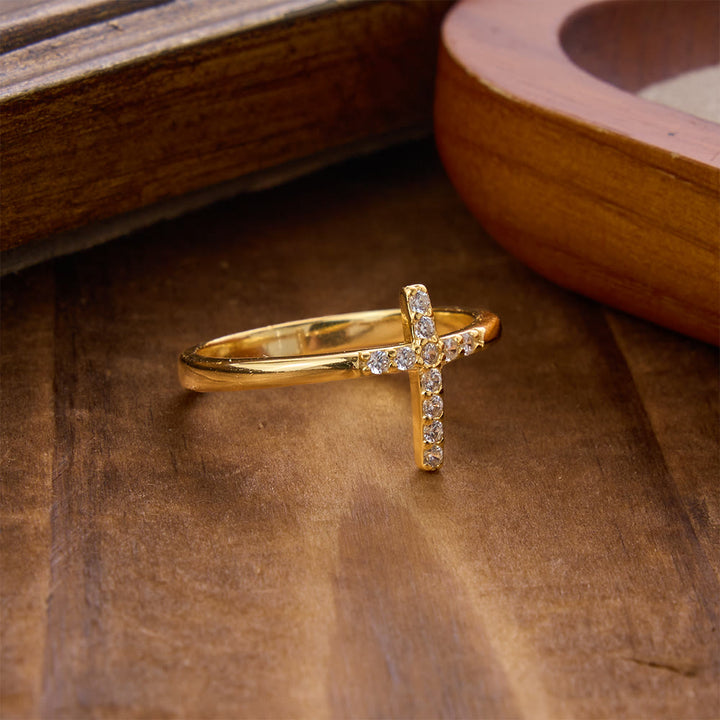 Christianartworkshop 925 Silber Kreuz & „Vertraue auf Gott“-Ring: Symbole der Hoffnung - image 4