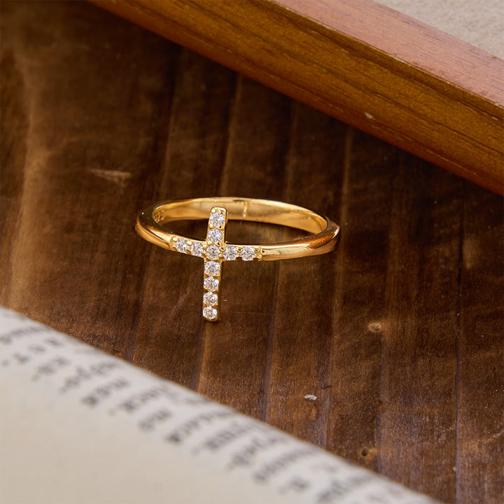 Christianartworkshop 925 Silber Kreuz & „Vertraue auf Gott“-Ring: Symbole der Hoffnung - image 5